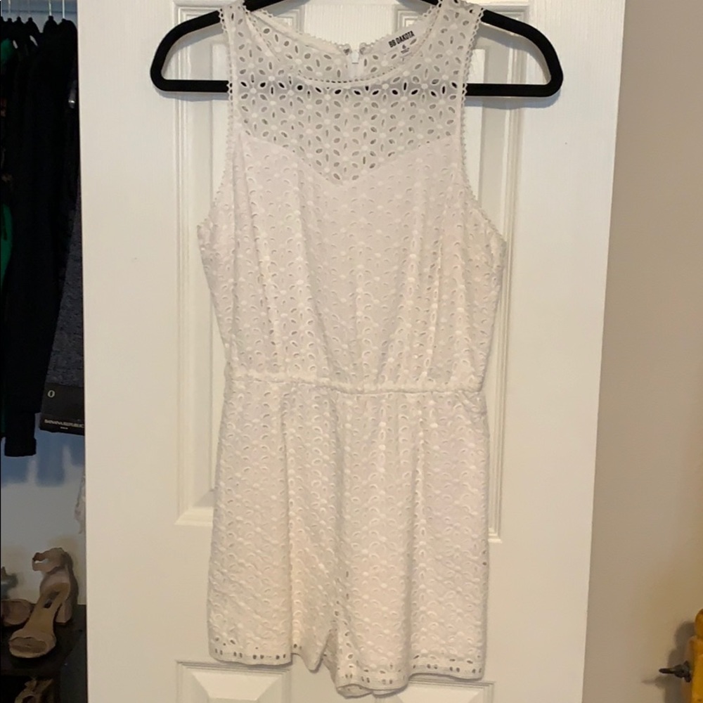 White BB Dakota Romper